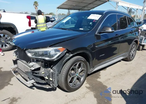 2016 BMW X1 xDrive28I z USA, uszkodzony, nr VIN WBXHT3C35GP887584